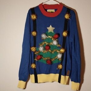 Tipsy Elves Men's Ugly Christmas Sweater Size XL